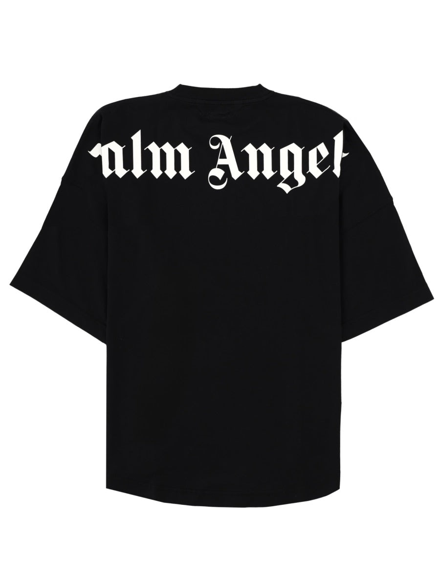 Palm Angels Men T-Shirt In Cotone A Maniche Lunghe PALM ANGELS