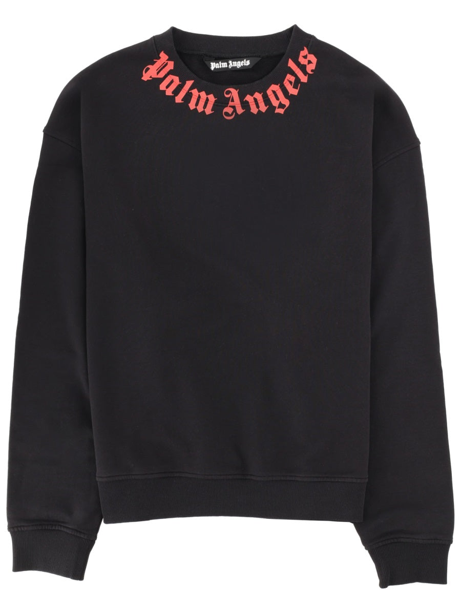 Palm Angels Men Felpa Con Logo PALM ANGELS