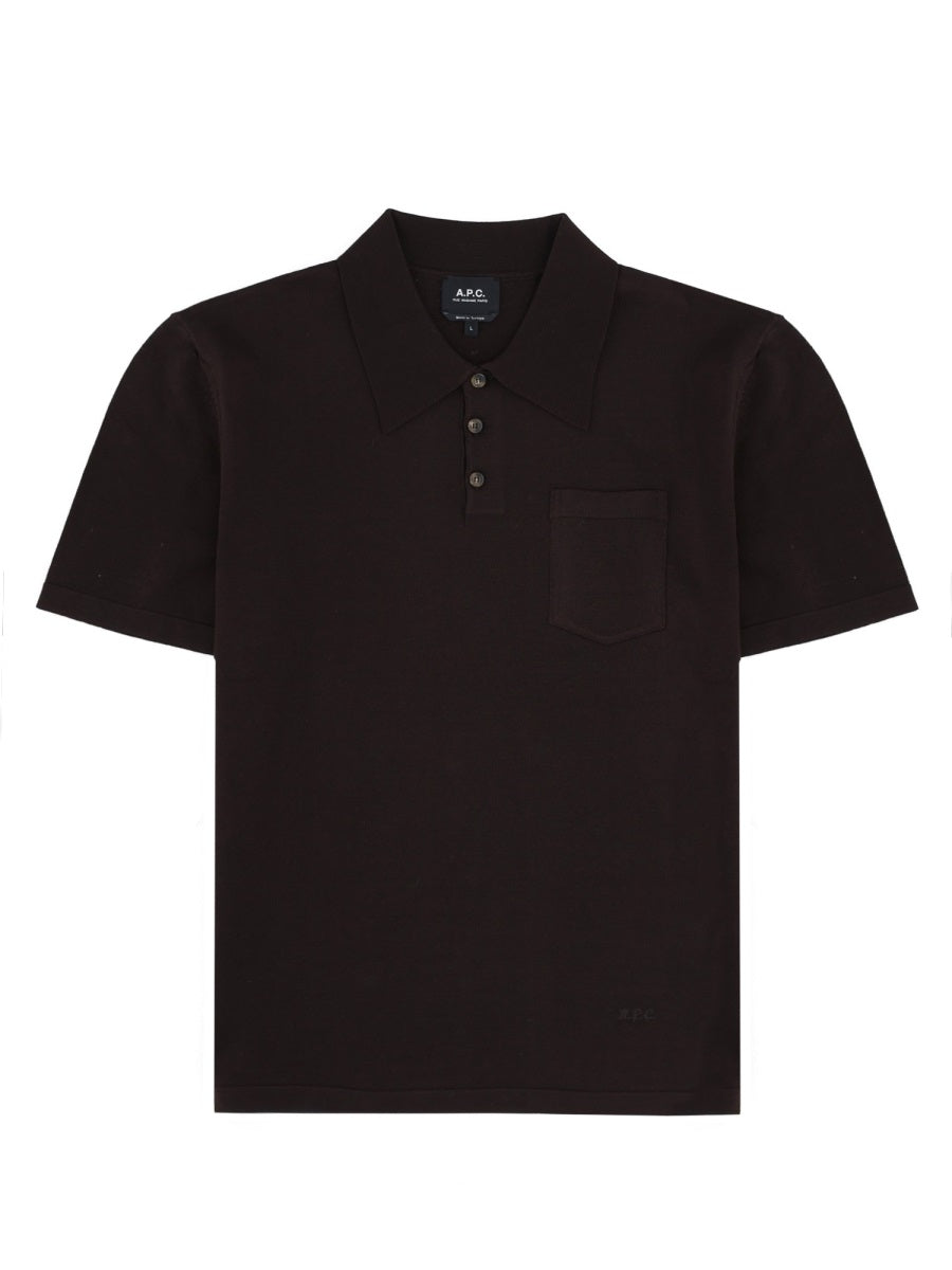 A.P.C. Men Polo Con Taschino A.P.C.