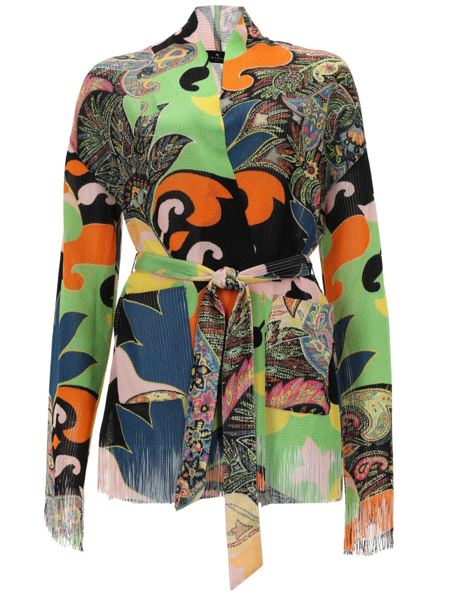 Etro Women Cardigan Con Frange ETRO