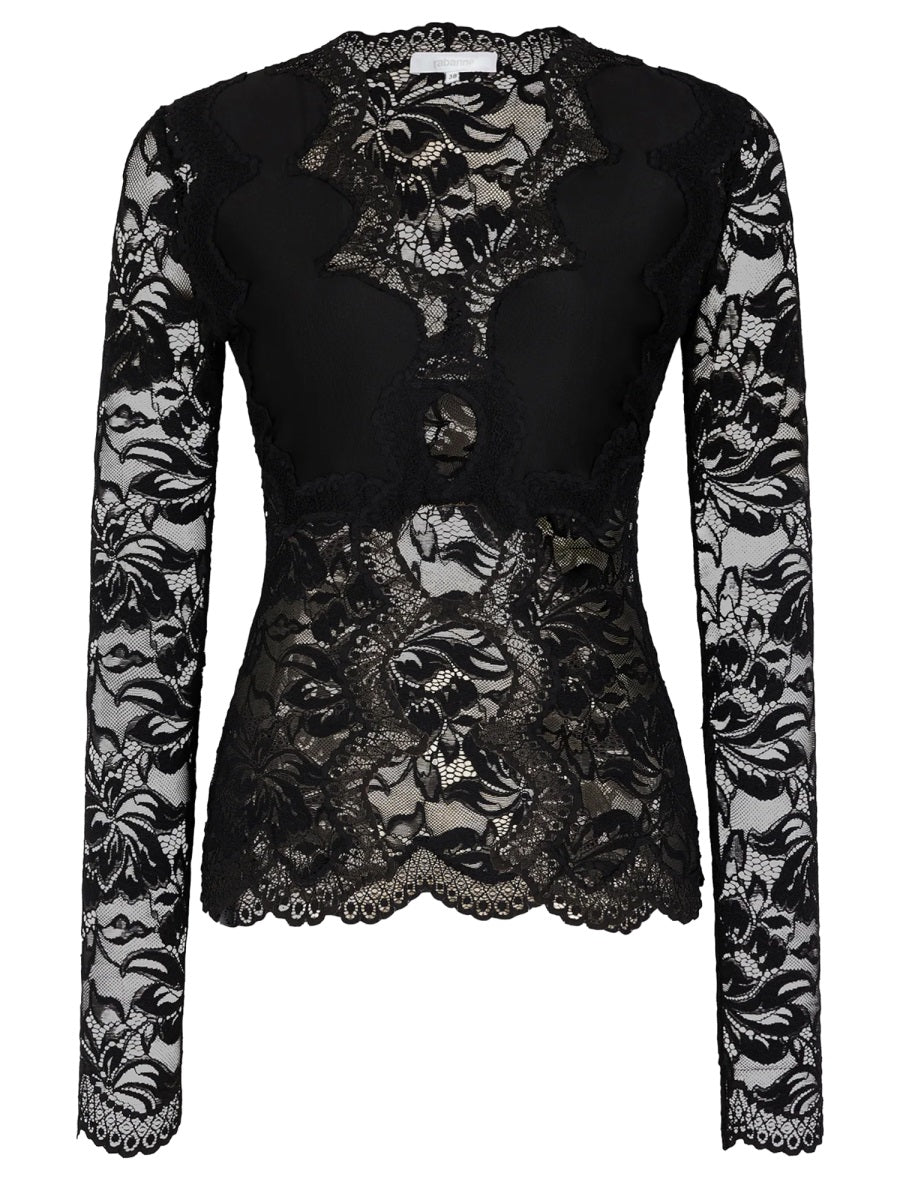 Rabanne Women Top In Pizzo PACO RABANNE