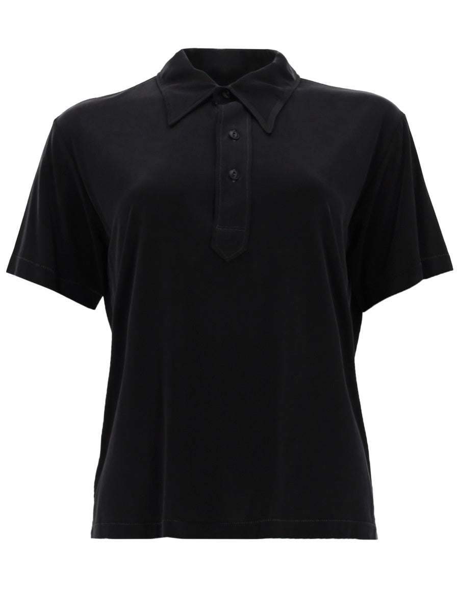 Maison Margiela Women Polo In Cupro MAISON MARGIELA