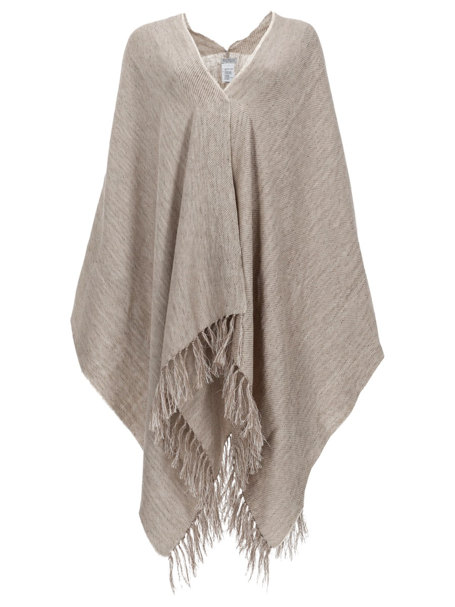 Brunello Cucinelli Women Poncho In Lino BRUNELLO CUCINELLI