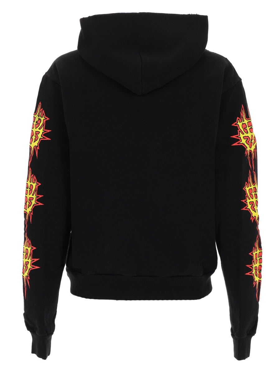 Balenciaga Women Felpa Con Logo BALENCIAGA