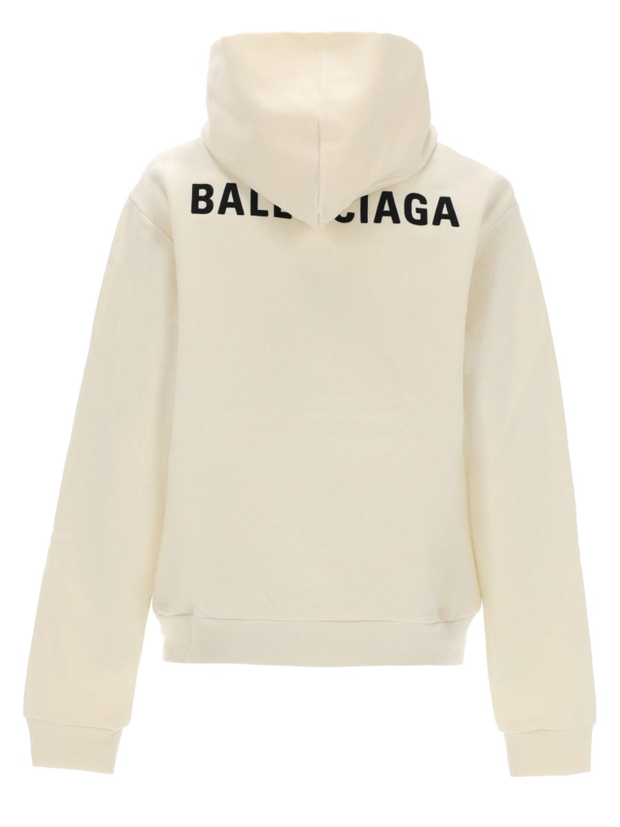 Balenciaga Women Felpa Con Logo BALENCIAGA