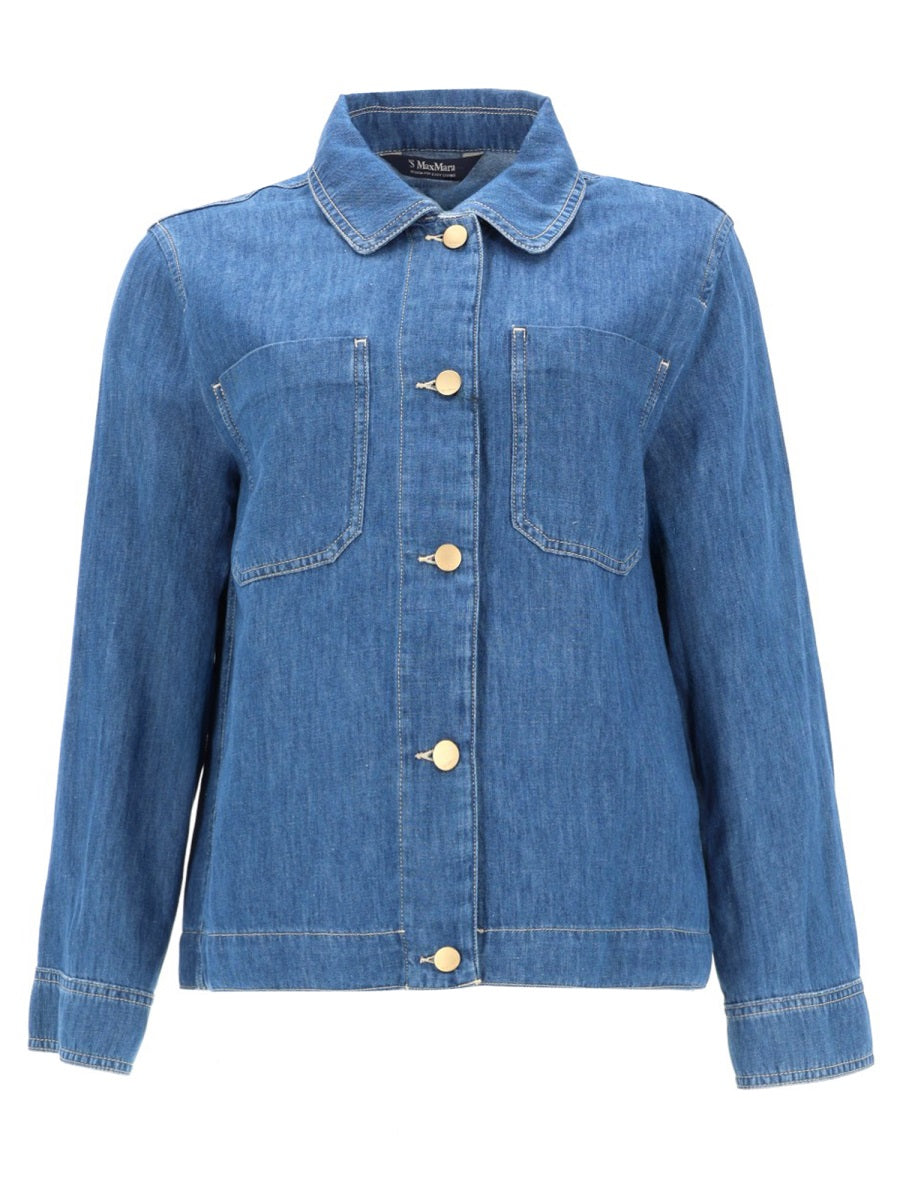 S Max Mara Women Giacca "Galante" In Chambray S MAX MARA