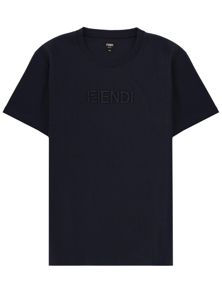 Fendi Men T-Shirt Con Logo 3D FENDI