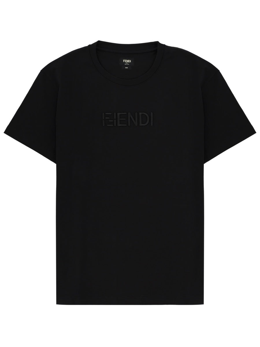 Fendi Men T-Shirt Con Logo 3D FENDI