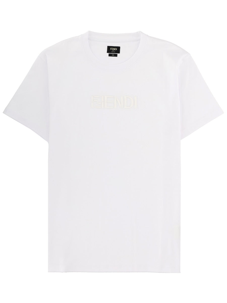 Fendi Men T-Shirt Con Logo 3D FENDI