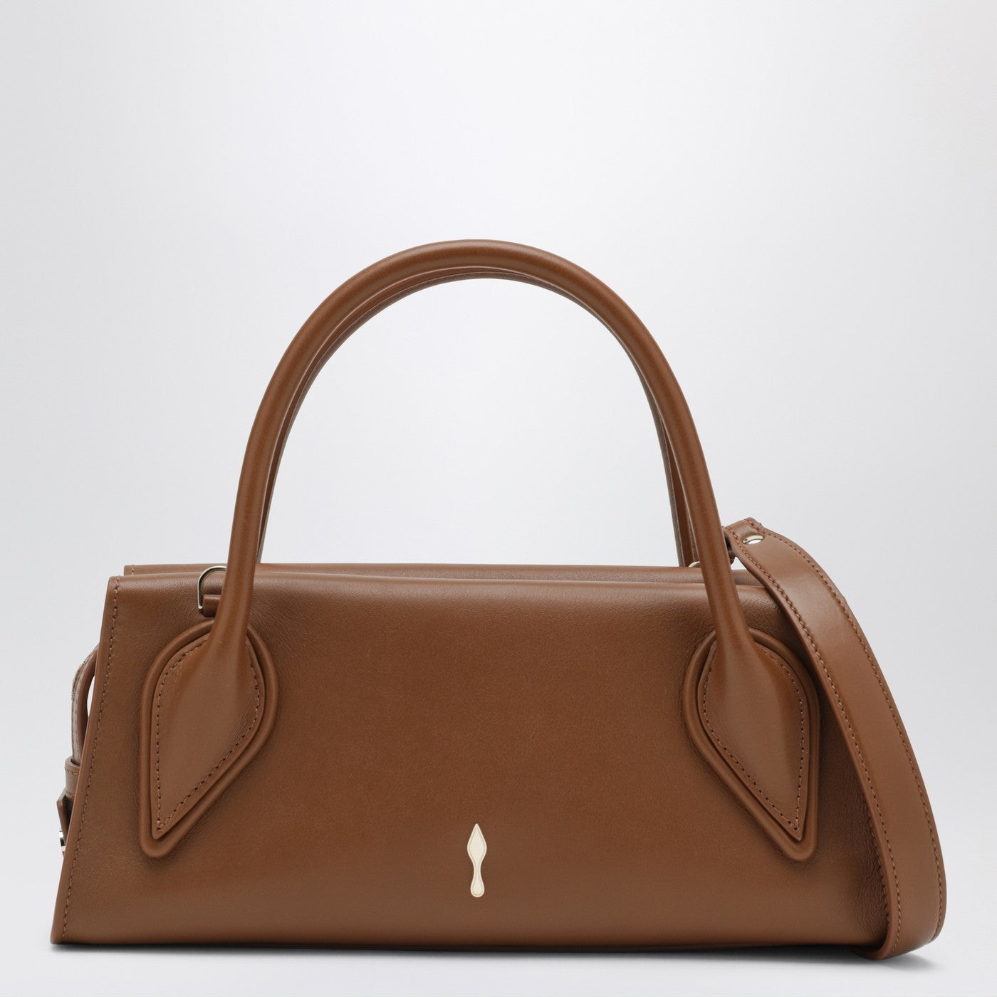 Christian Louboutin Venus Crossbody Bag In Brown Calf Leather Women CHRISTIAN LOUBOUTIN