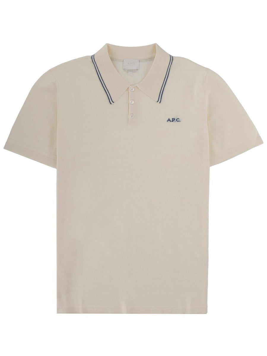 A.P.C. Men Polo "Alex" Con Logo A.P.C.