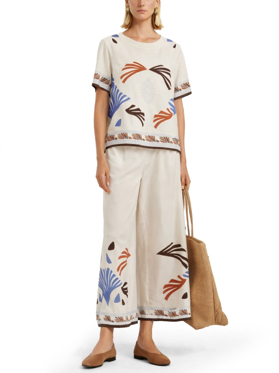 Herno Women Pantalone "Summer Print" HERNO