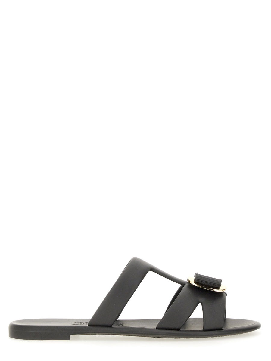 Ferragamo Women Sandalo Slide "New Vara" FERRAGAMO
