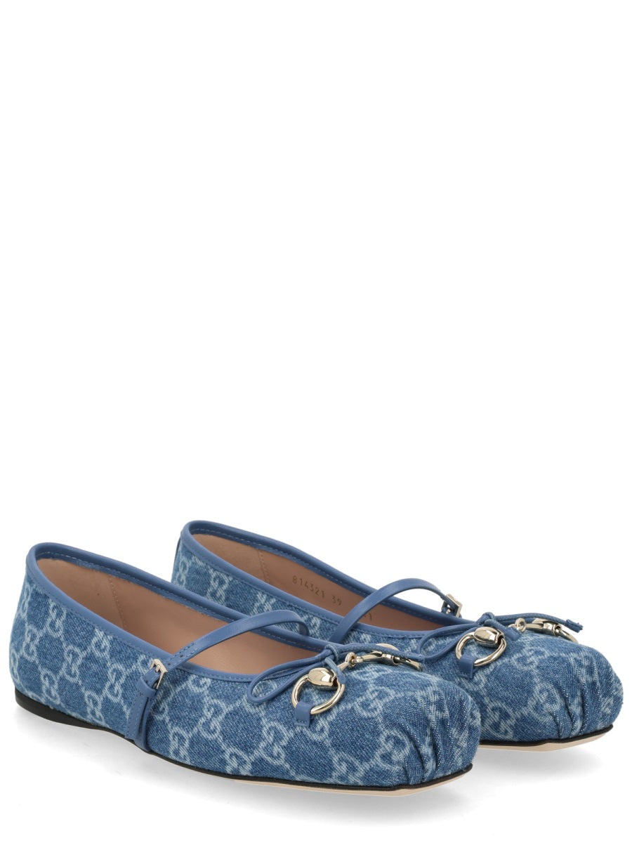 Gucci Women Ballerina Con Morsetto GUCCI