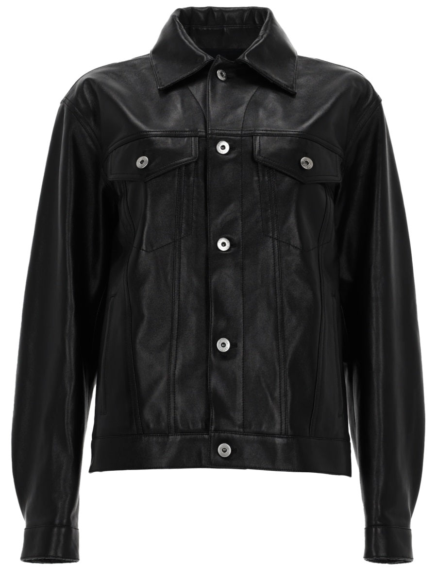 Bottega Veneta Women Giacca In Pelle Con Dettaglio Intrecciato BOTTEGA VENETA
