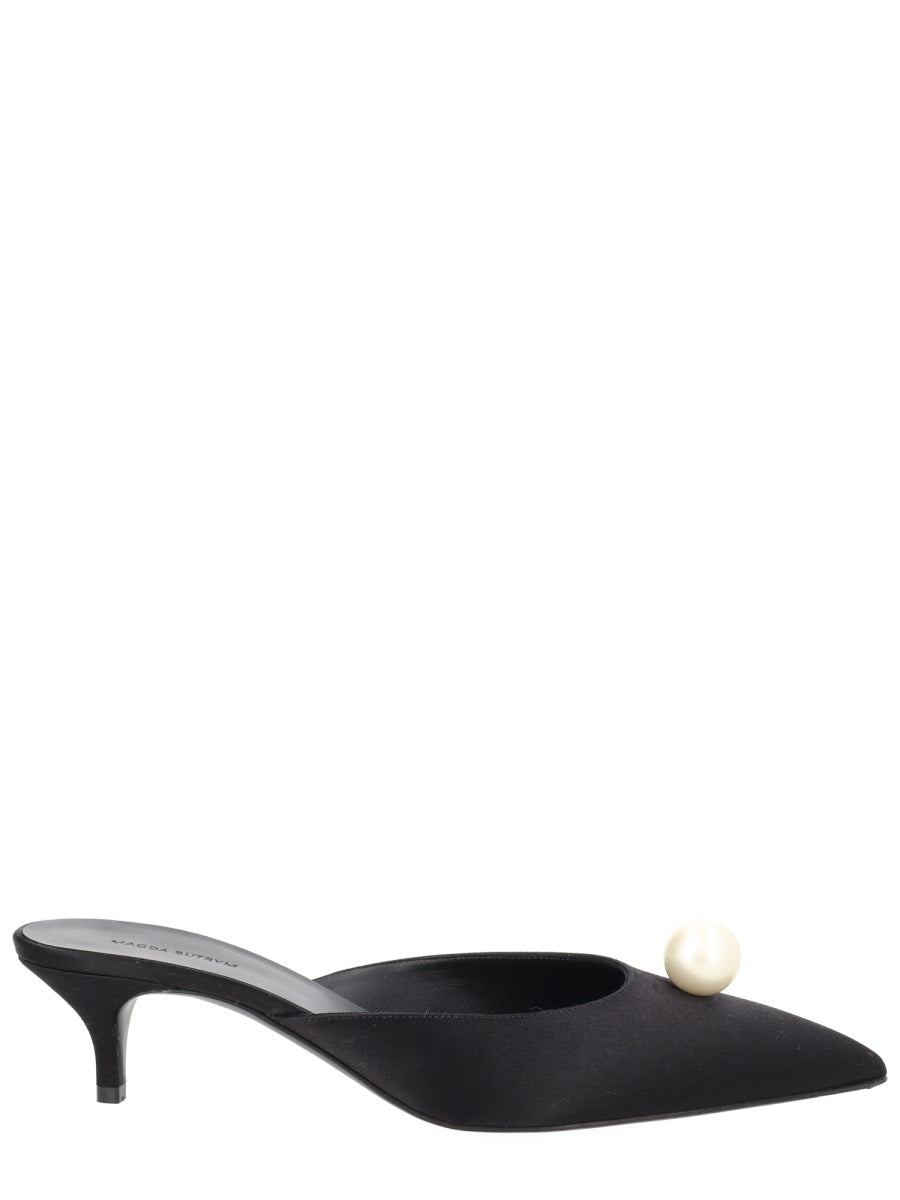 Magda Butrym Women Mule In Seta Con Perla MAGDA BUTRYM