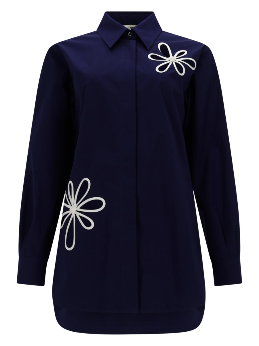 Fendi Women Camicia In Popeline Di Cotone FENDI