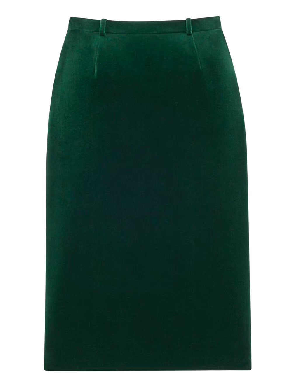 Saint Laurent Women Gonna Midi A Incrocio In Velluto Di Cotone