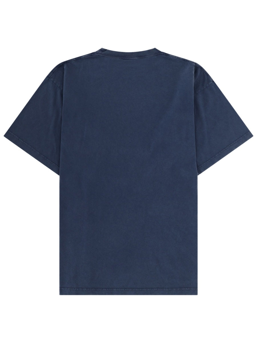 Balenciaga Men T-Shirt Con Logo Ricamato BALENCIAGA