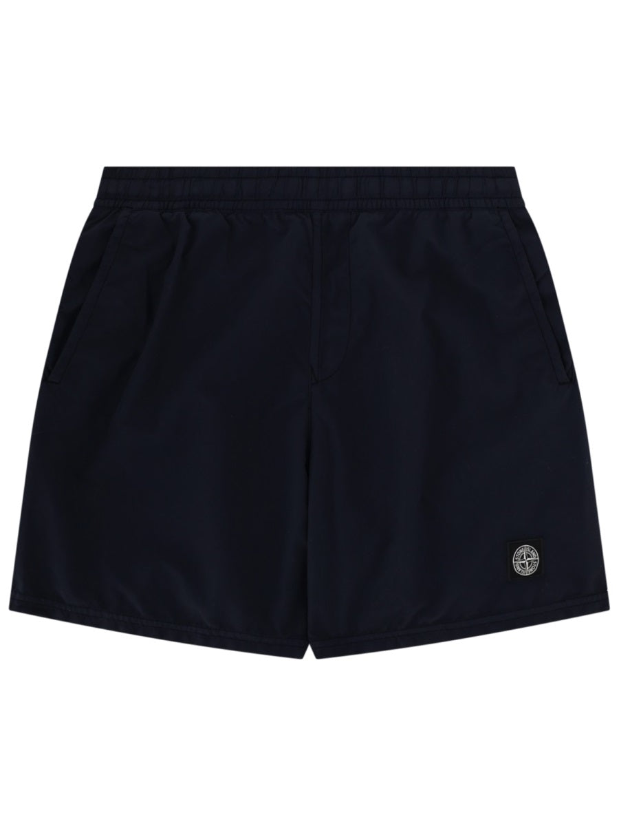 Stone Island Men Costume Da Bagno Con Logo STONE ISLAND
