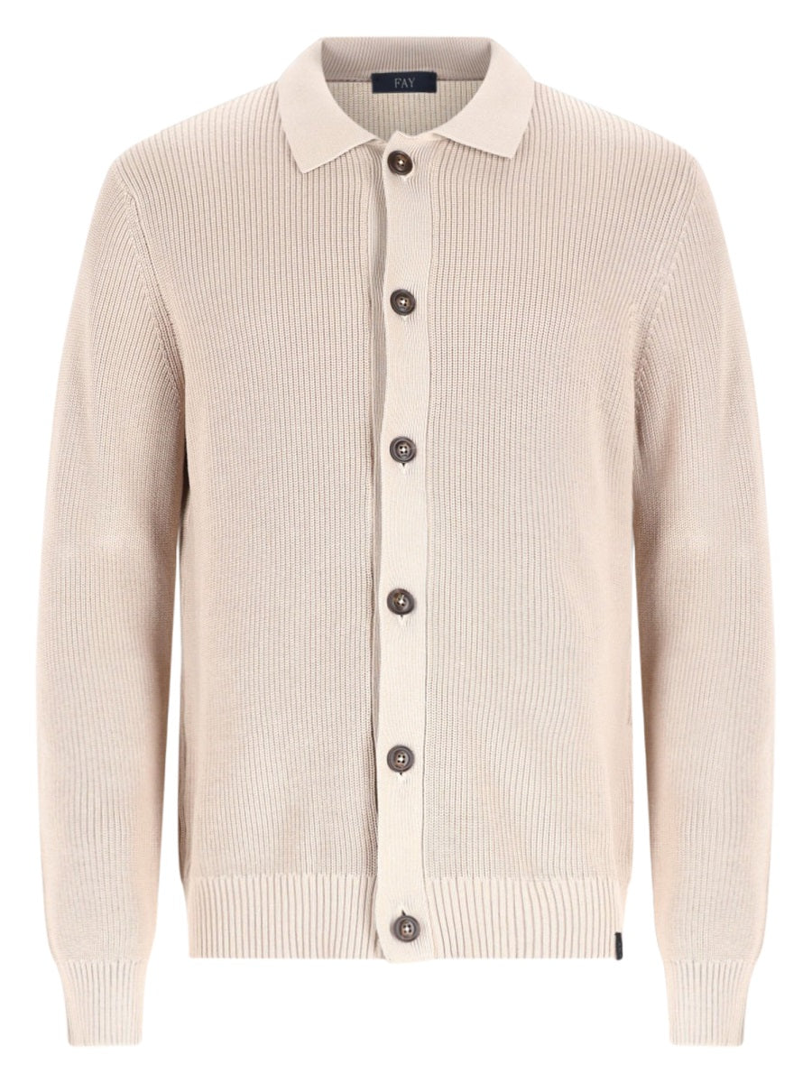 Fay Men Cardigan In Maglia Di Cotone FAY