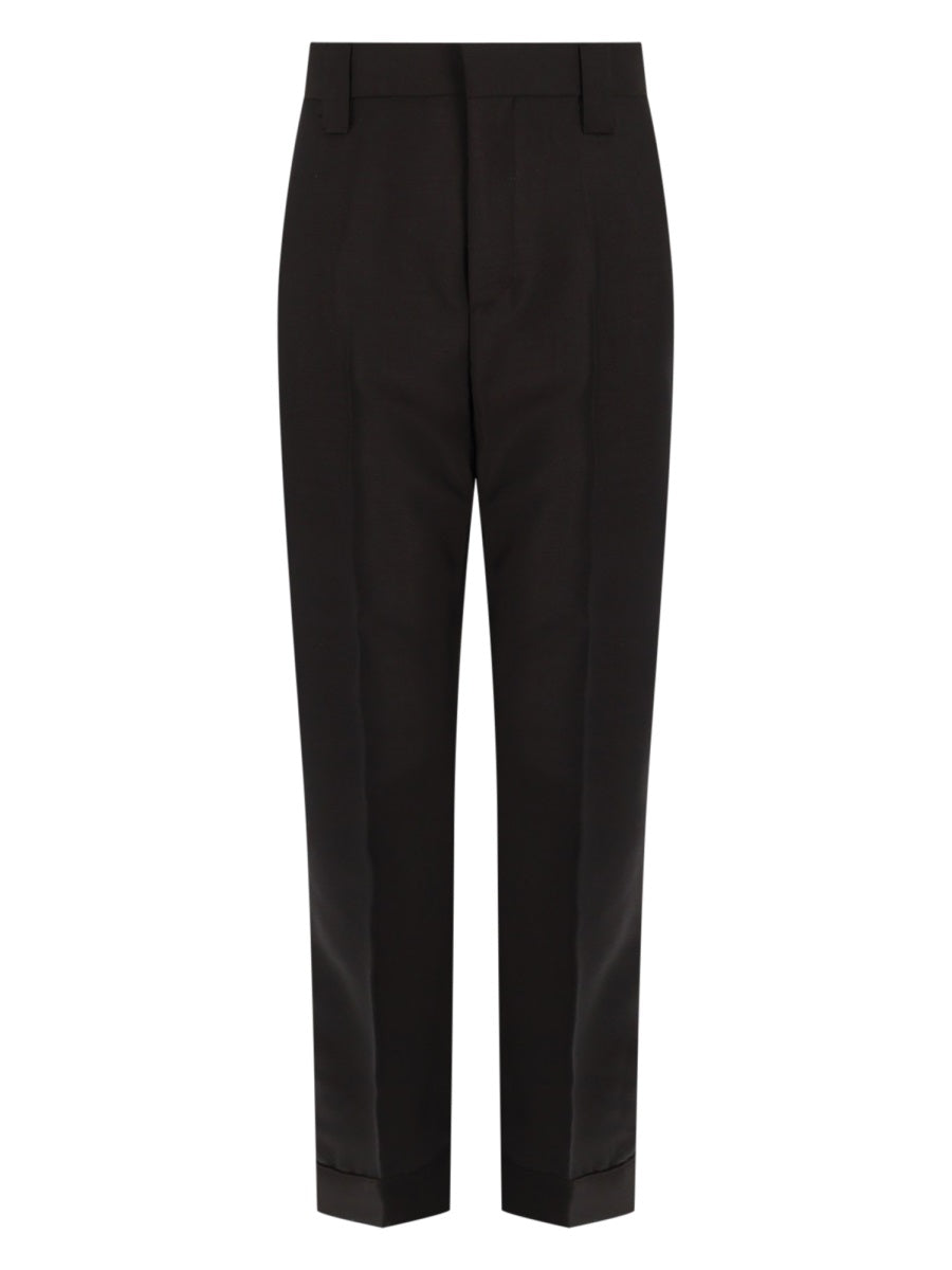 Versace Men Pantalone In Lana E Mohair VERSACE