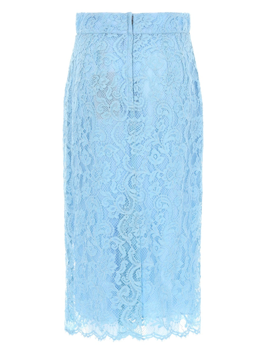Dolce & Gabbana Women Gonna A Tubino In Pizzo DOLCE & GABBANA