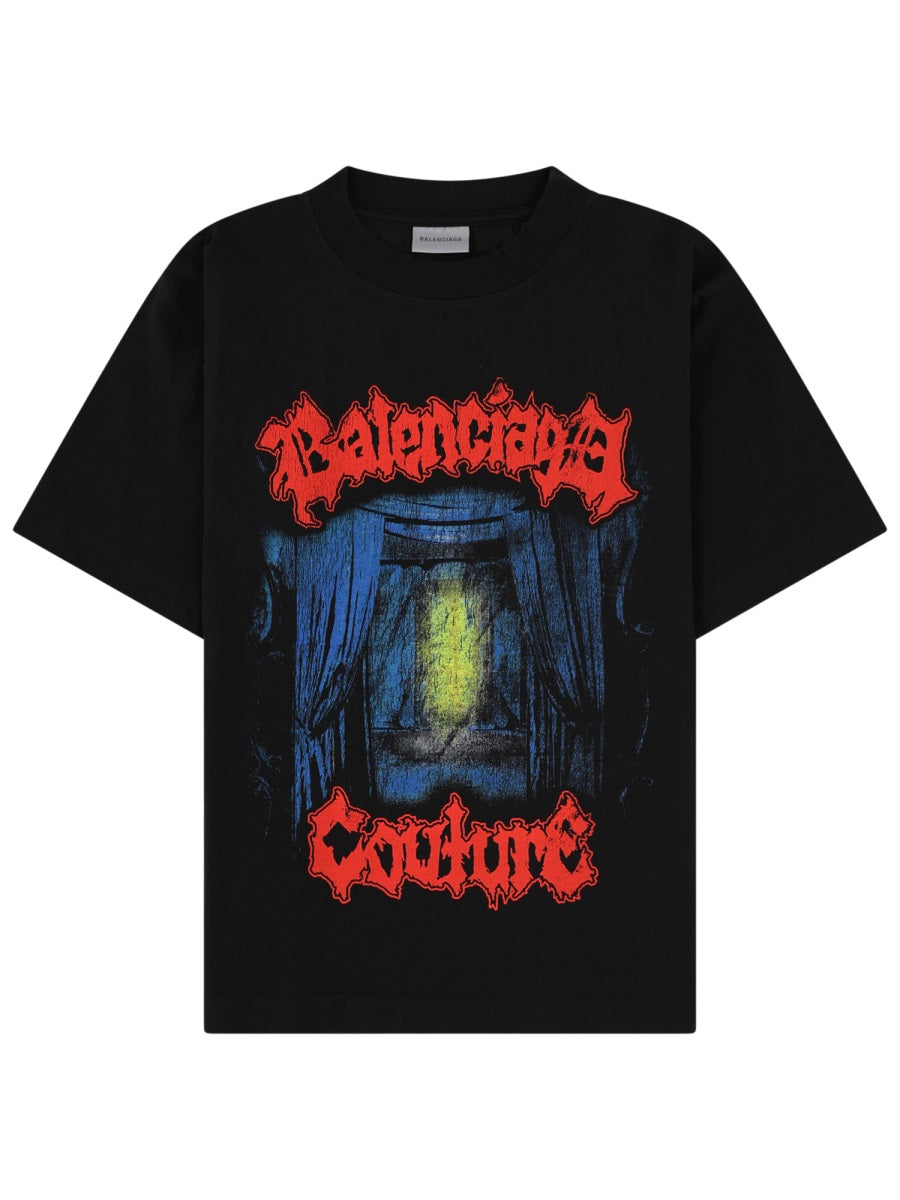 Balenciaga Women T-Shirt Con Logo BALENCIAGA