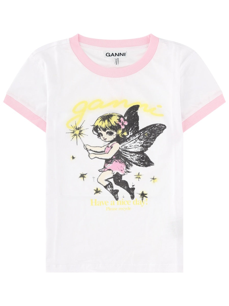 Ganni Women T-Shirt "Fairy" GANNI
