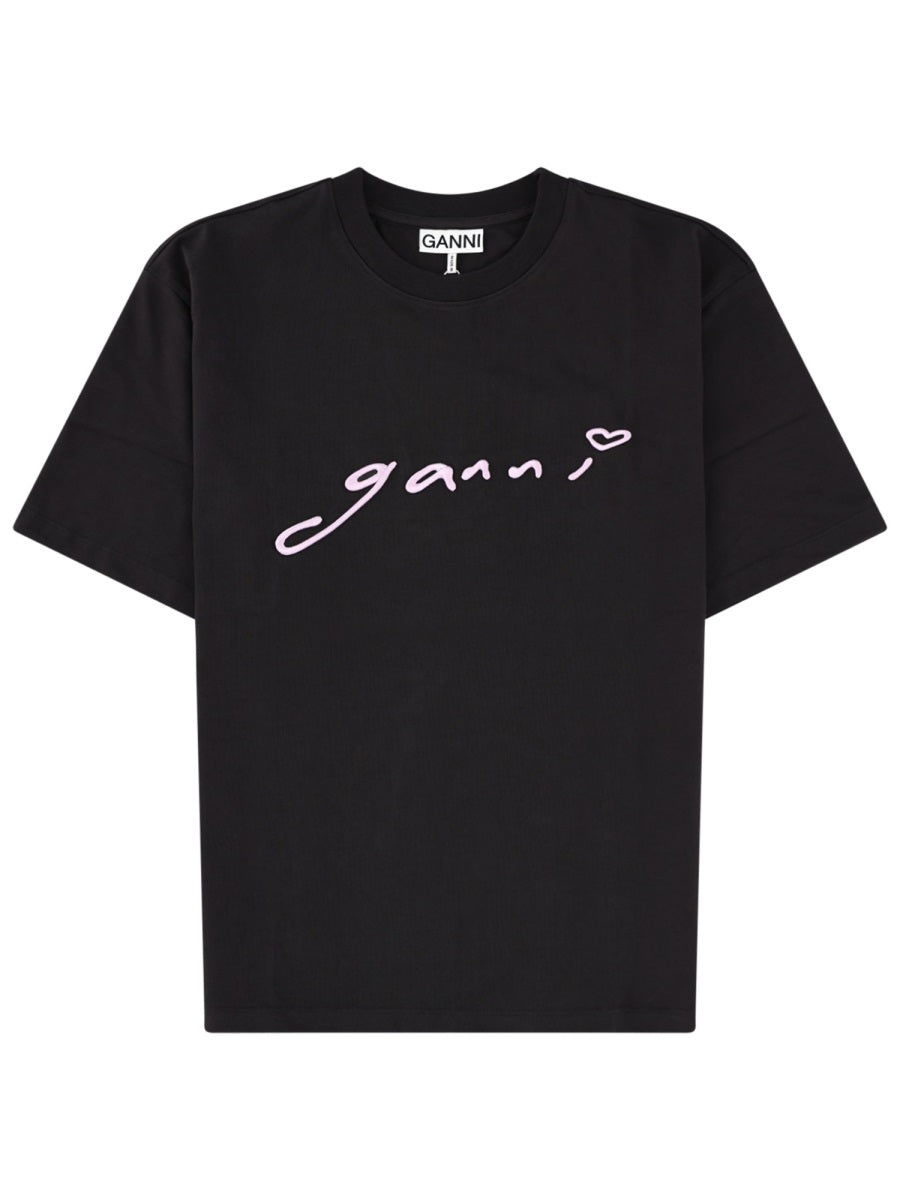 Ganni Women T-Shirt Con Logo GANNI