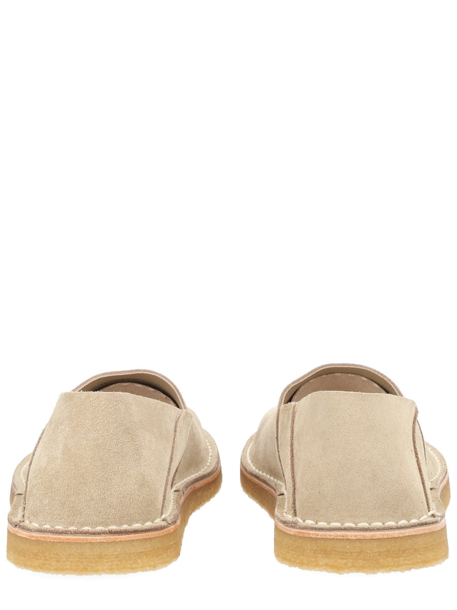 Lemaire Men Mocassino Slip-On  In Suede LEMAIRE