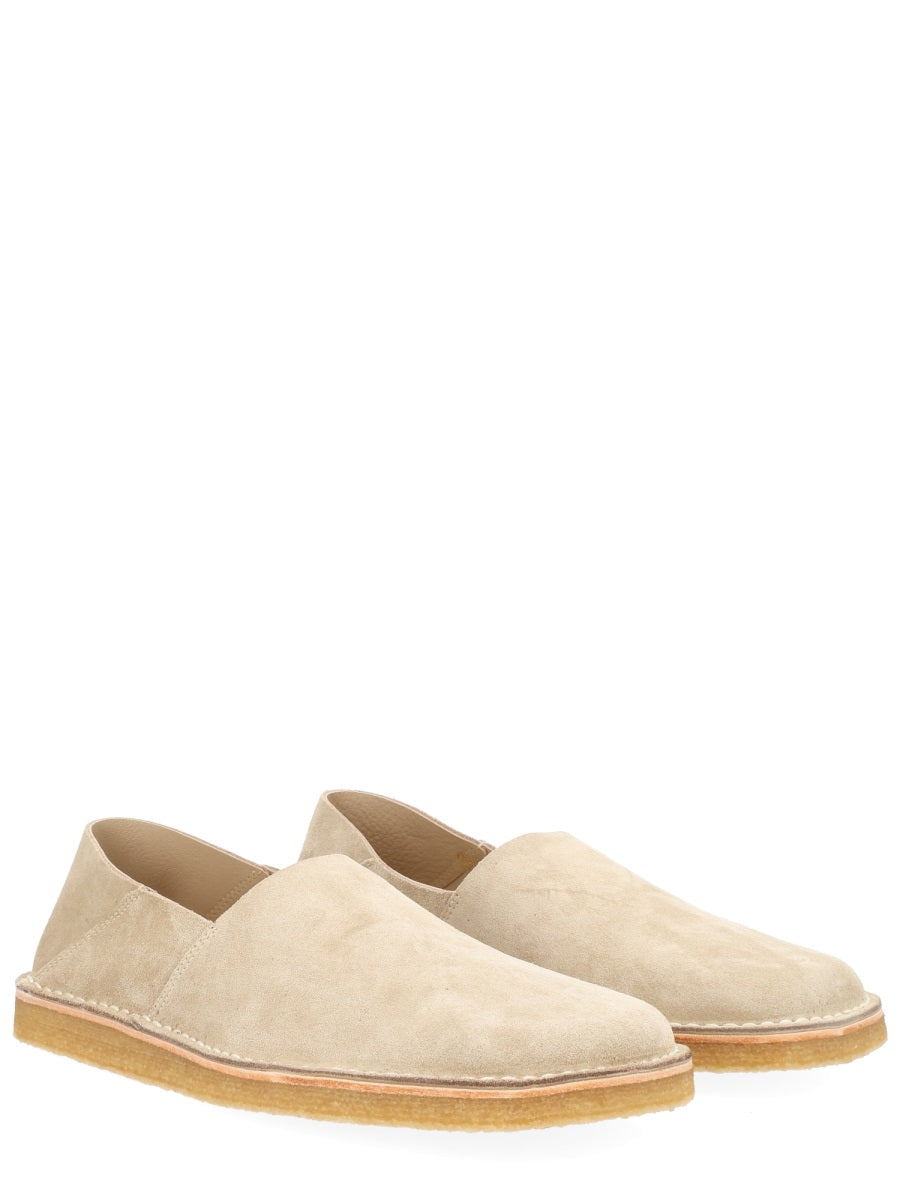 Lemaire Men Mocassino Slip-On  In Suede LEMAIRE