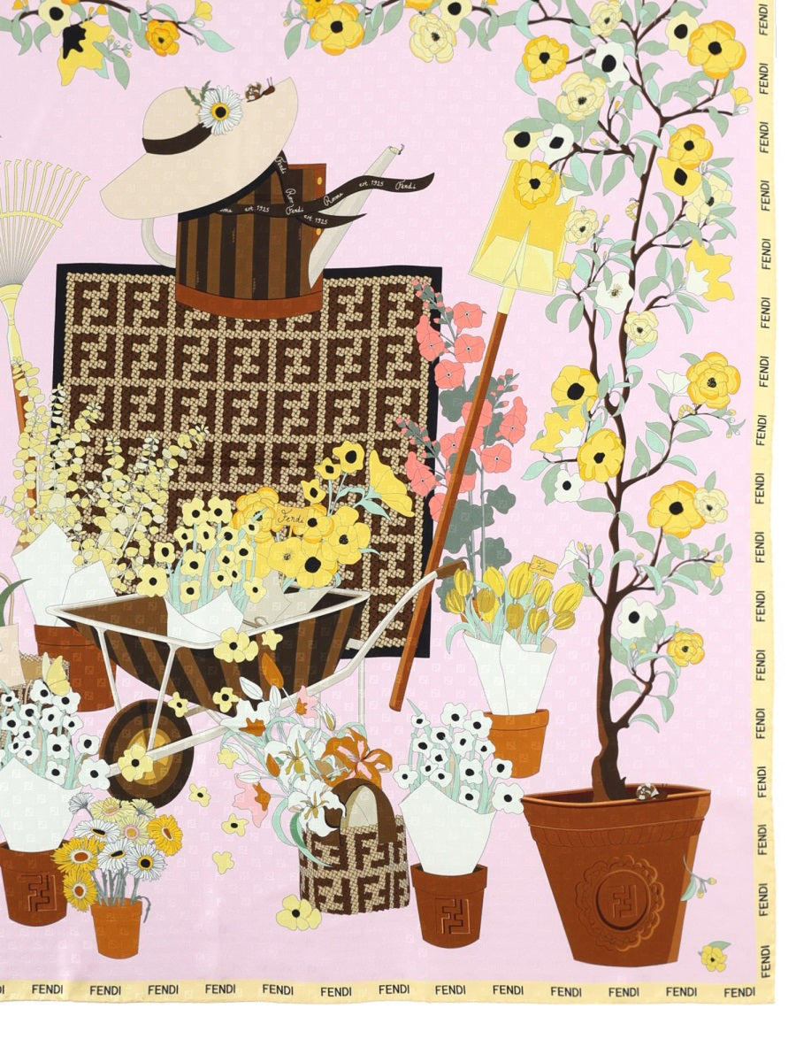 Fendi Women Foulard "Fendi Gardening" FENDI
