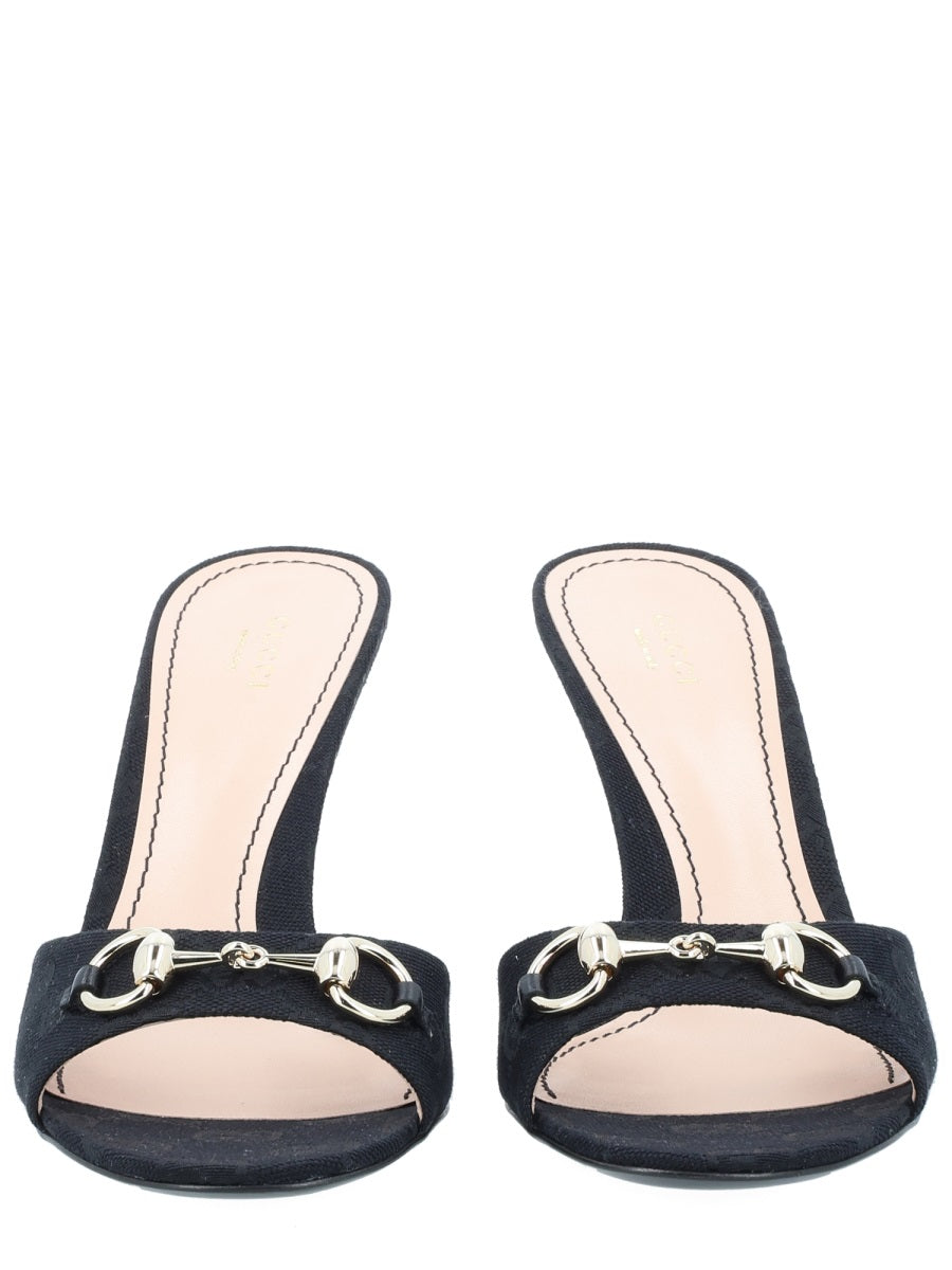 Gucci Women Sandalo "Slider" Donna Con Morsetto GUCCI
