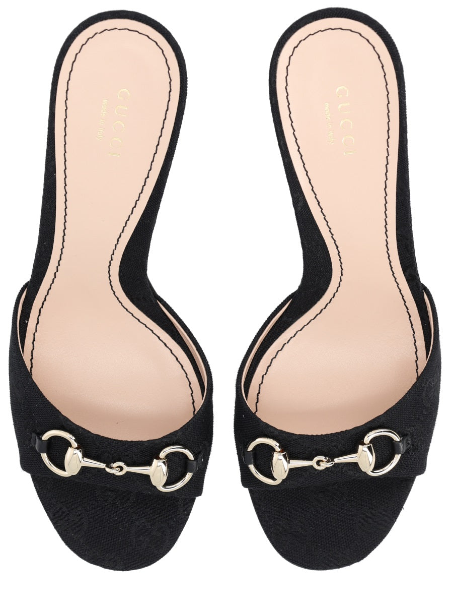 Gucci Women Sandalo "Slider" Donna Con Morsetto GUCCI