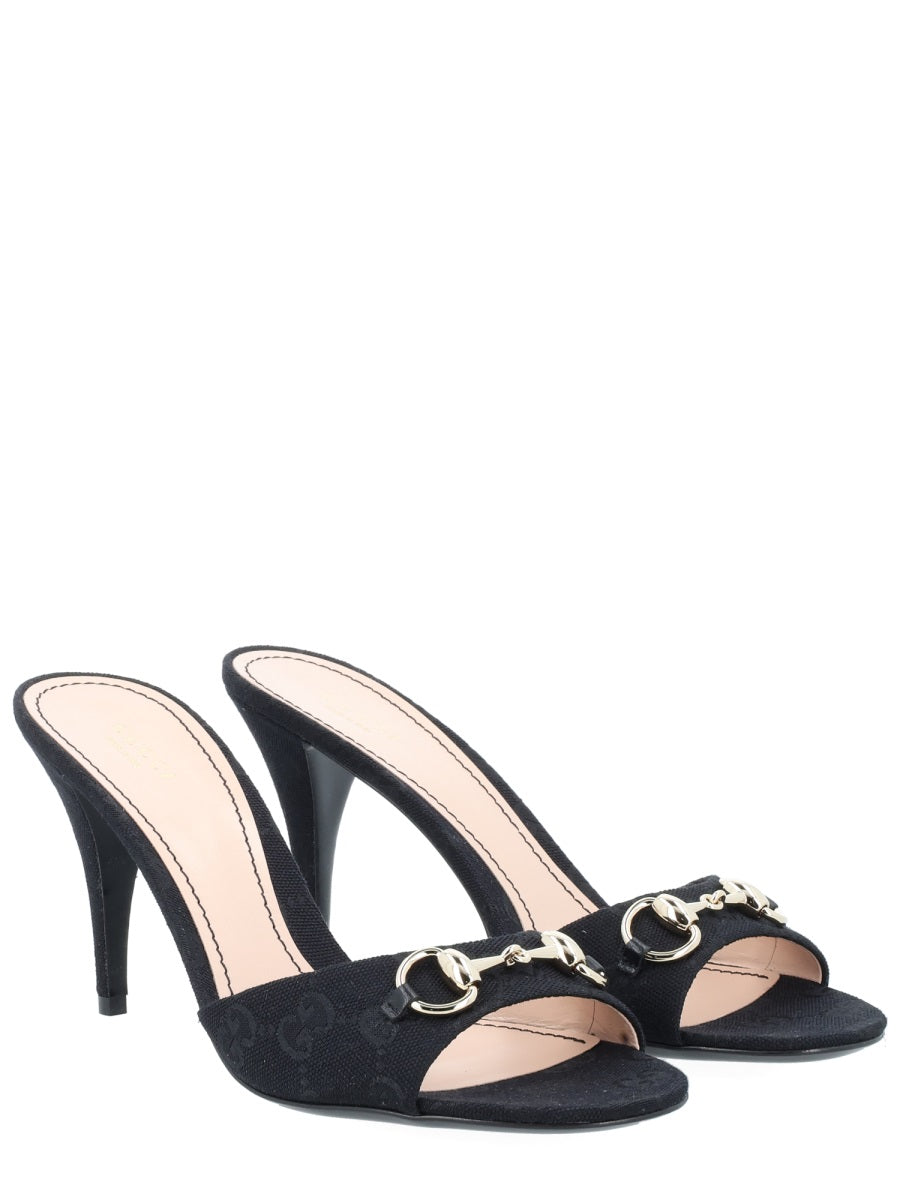 Gucci Women Sandalo "Slider" Donna Con Morsetto GUCCI