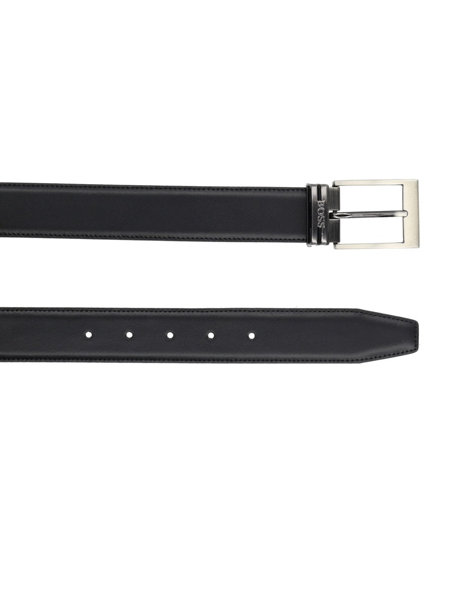 Boss Men Cintura In Pelle Con Fibbia BOSS