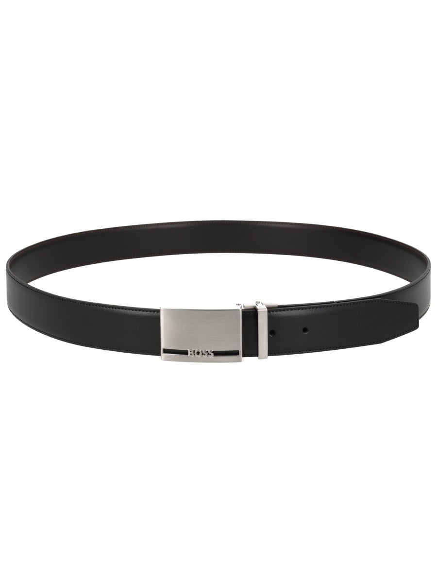 Boss Men Cintura In Pelle Con Fibbia BOSS