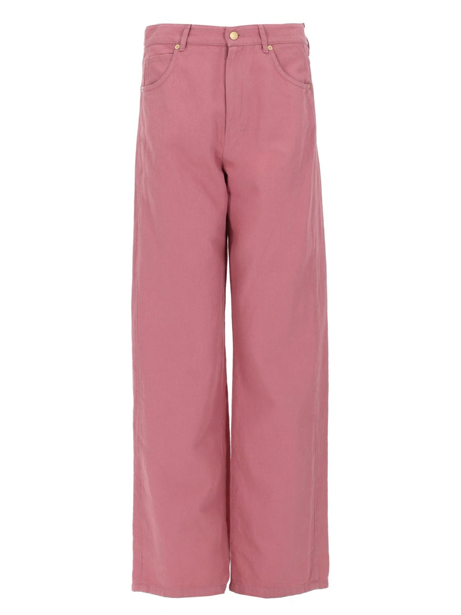 S Max Mara Women Pantalone Cinque Tasche In Cotone E Lino S MAX MARA