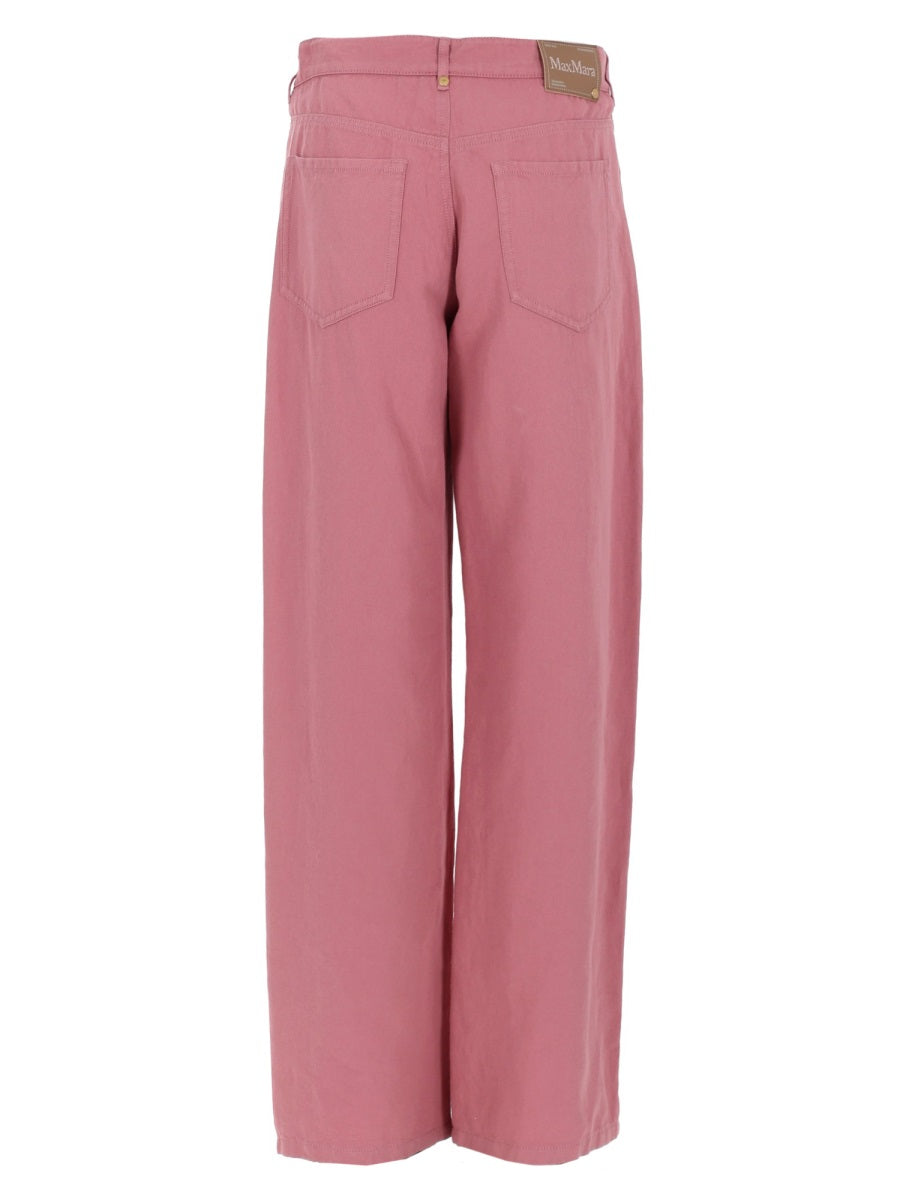 S Max Mara Women Pantalone Cinque Tasche In Cotone E Lino S MAX MARA
