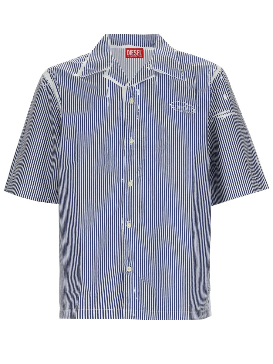 Diesel Men Camicia Con Logo DIESEL
