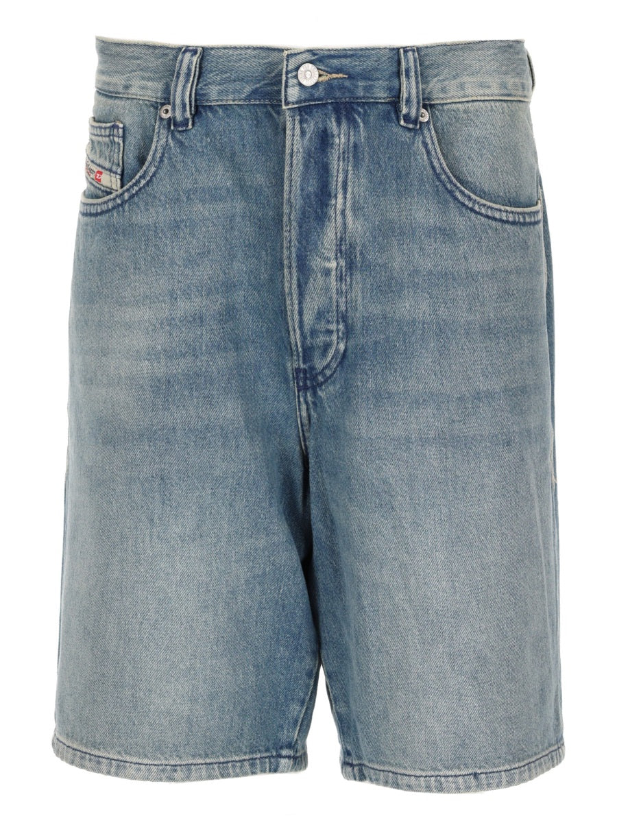 Diesel Men Shorts In Denim DIESEL