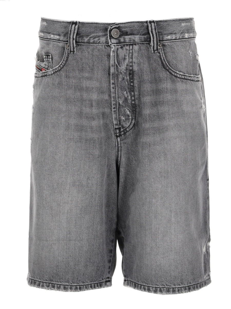 Diesel Men Shorts In Denim DIESEL