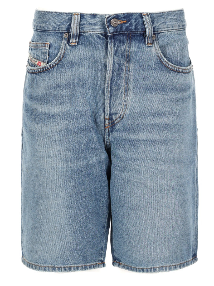Diesel Men Shorts In Denim DIESEL