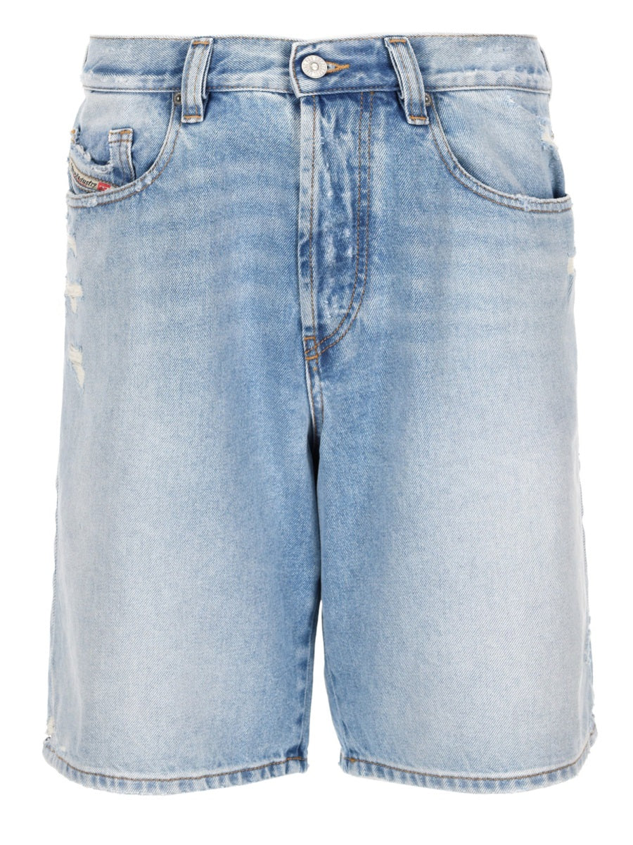Diesel Men Shorts In Denim DIESEL