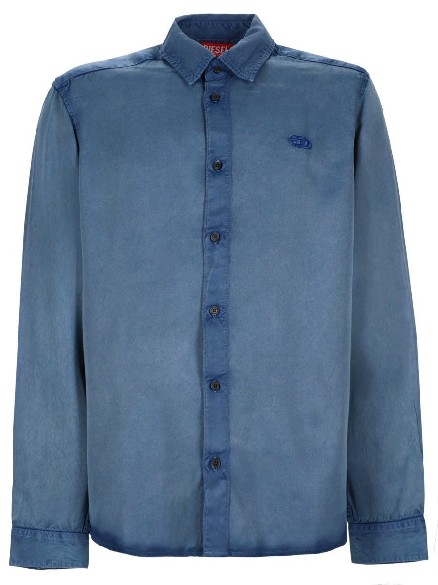 Diesel Men Camicia "S-Holg" Con Logo DIESEL
