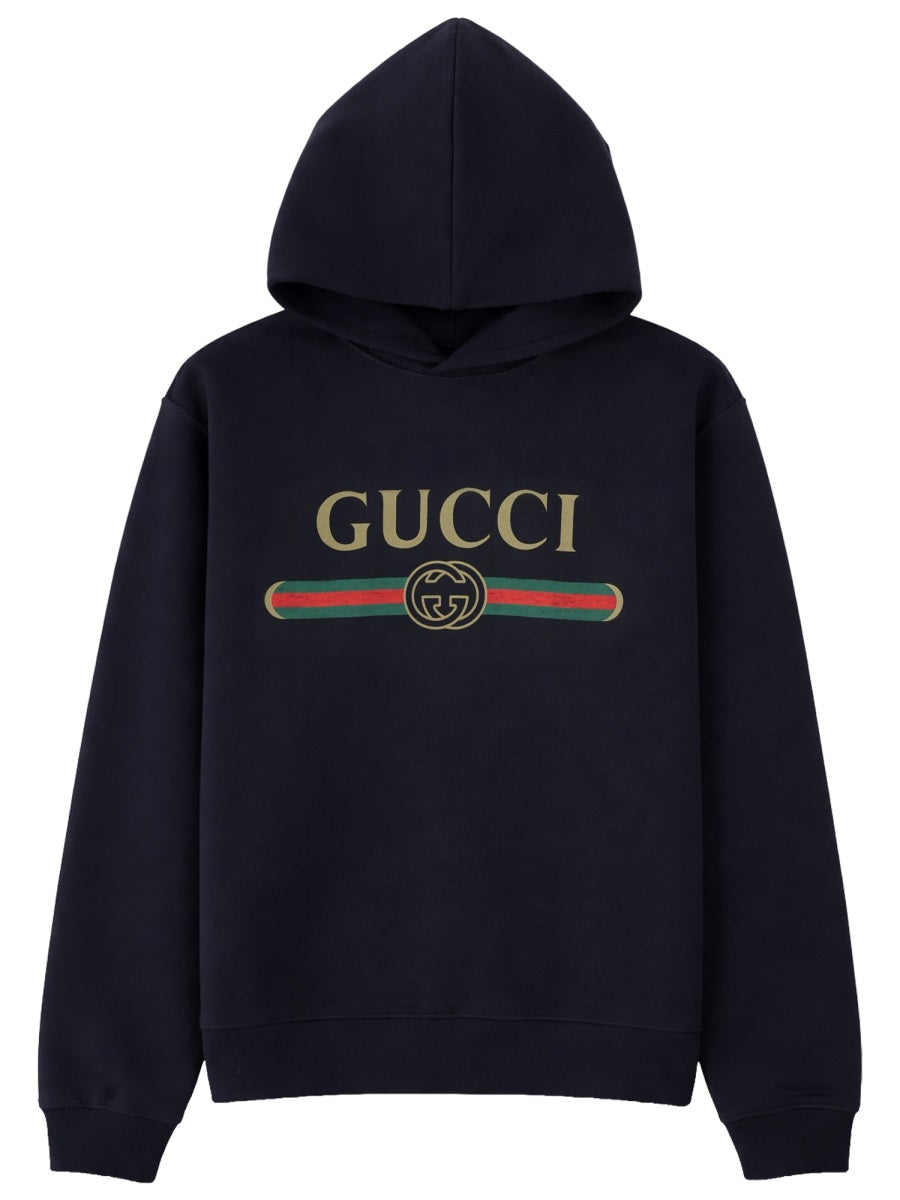 Gucci Men Felpa Con Logo GUCCI