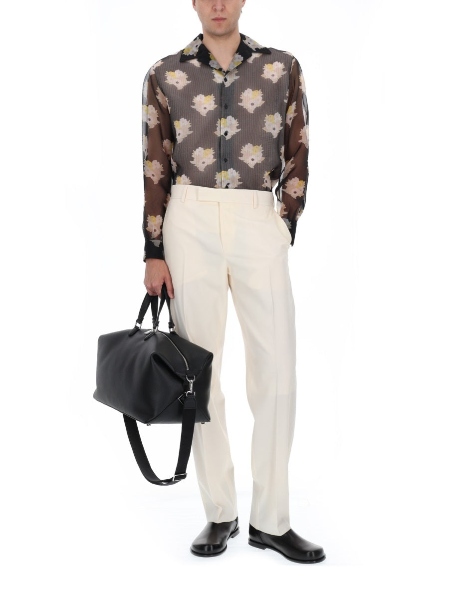Fendi Men Camicia Oversize In Seta E Cotone FENDI