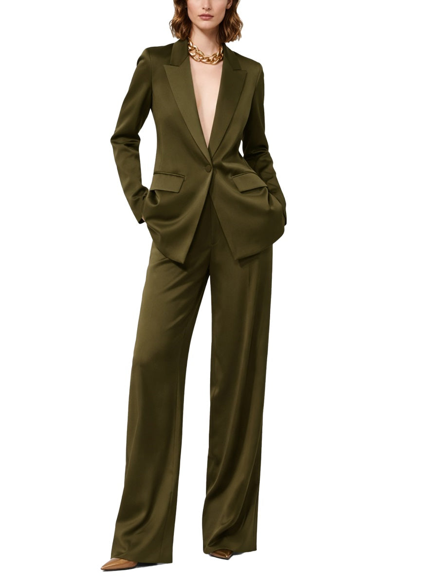 Max Mara Women Envers Satin Tailored Pants MAX MARA