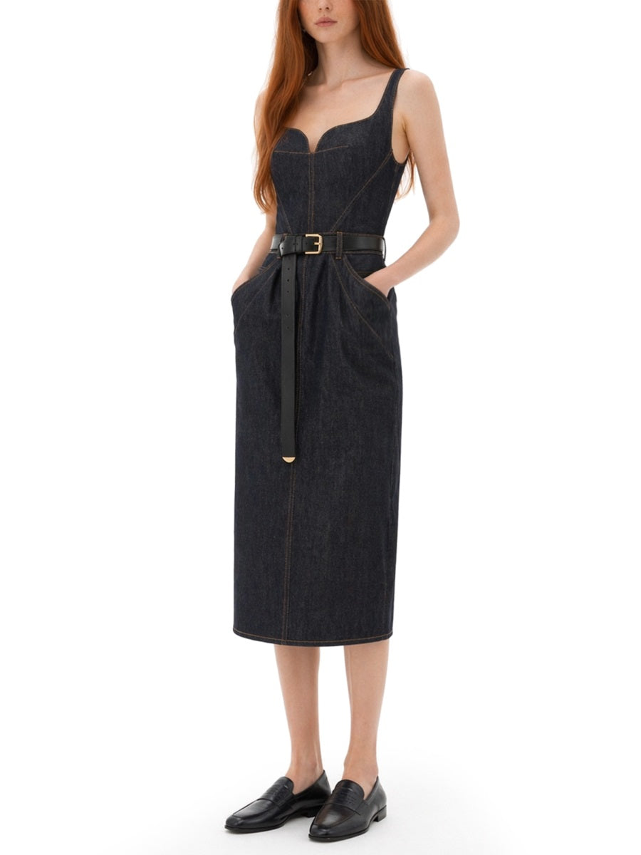 Givenchy Women Abito In Denim Grezzo GIVENCHY